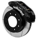 Wilwood 22-23 Mercedes-Benz Sprinter AWD 2500 Rear Aero4-DM 13.25in Kit w/ Lines - Black
