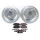 Power Stop 07-17 Jeep Wrangler Rear Z23 Evolution Sport Brake Kit