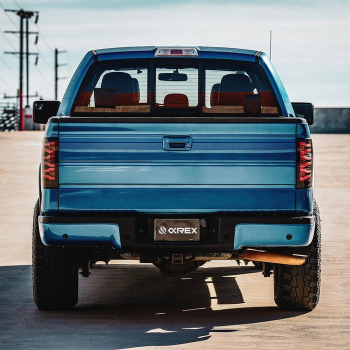 AlphaRex 09-14 Ford F150 LUXX LED Taillights - Black Housing
