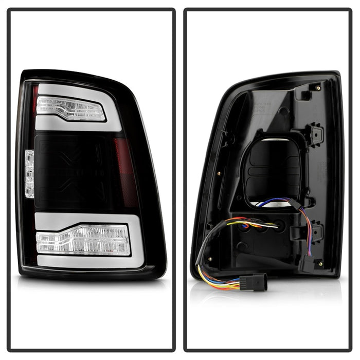 Spyder 19-24 Dodge Ram 2500/3500 HD LED Tail Lights - Blk (ALT-YD-DR19HDLEDBSAP-GRSEQ-BK)