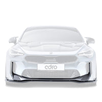 Kia Stinger Carbon Fiber Upper + Lower Lip Set V2