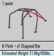 Cusco Steel Roll Cage 7-Point 2-Passenger Through Dash Mitsubishi Evo 10 CZ4A (S/O / No Cancel)