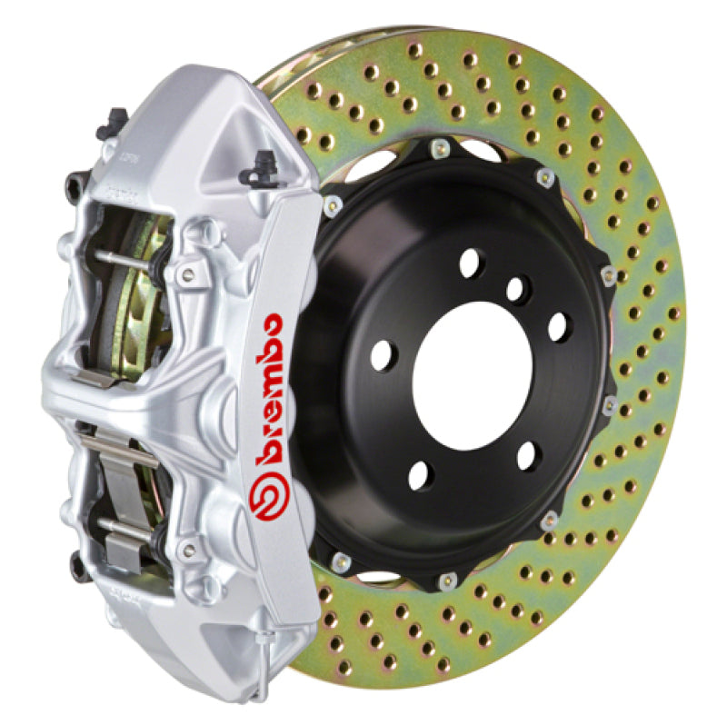 Brembo 12-16 FR-S (ZN6) Front BBK 6 Piston Cast 2pc 355x32 2pc Drilled Rotor - Silver