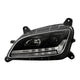 Spyder 13-19 Peterbilt 579 Driver Side Projector Headlights - Black (PRO-YD-PB57914-SEQ-L-BK)