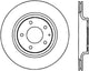 StopTech Power Slot 2003+ Mazda RX8 Slotted CRYO Right Rear Rotor - SPORT SUSPENSION ONLY