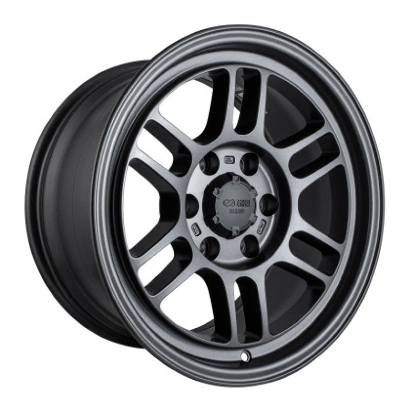 Enkei PF05 15x8 4x100 +25mm Offset Dark Silver Wheel
