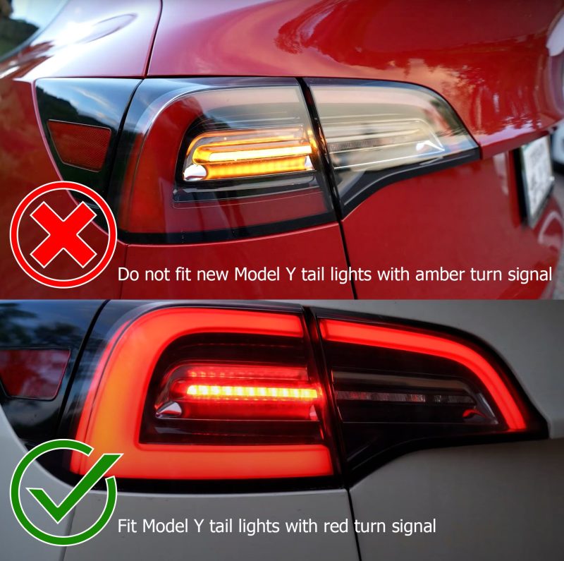 AlphaRex 17-22 Tesla Model 3 PRO-Series LED Tail Lights Jet Black w/Seq Sig