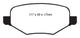 EBC 11-14 Ford Edge 2.0 Turbo Greenstuff Rear Brake Pads