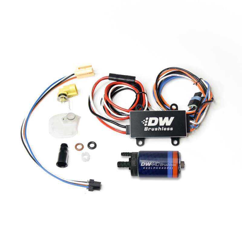 DeatschWerks DW440 440lph Brushless Fuel Pump w/ PWM Controller And Install Kit 08-14 Subaru WRX