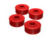 Energy Suspension 79-93 Dodge D-50 2WD / 87-96 Mitsubishi 2WD PU Red Front Strut Rod Bushing Set