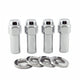 McGard Hex Lug Nut (X-Long Shank - 1.365in.) 1/2-20 / 13/16 Hex / 2.27in. Length (4-Pack) - Chrome