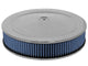 aFe MagnumFLOW Air Filters Round Racing P5R A/F Chrome Assy 14x3: Blk/Blue