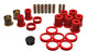 Energy Suspension 80-96 Buick / 78-96 Chevy  / 80-92 Olds Red Rear End Control Arm Bushing Ste