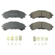 Power Stop 2019 Ford Ranger Front Z17 Evolution Ceramic Brake Pads w/Hardware