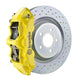 Brembo 10-15 Camaro V6 Front GT BBK 6 Piston Cast 355x32 1pc Rotor Drilled- Yellow