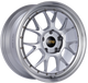 BBS LM-R 19x8.5 5x130 ET55 CB71.6 Diamond Silver Center Diamond Cut Lip Wheel