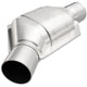 MagnaFlow Conv Univ 2.25in Inlet/Outlet Angled Offset/Center Calif OBDII