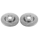 Power Stop 08-15 Land Rover LR2 Front Evolution Drilled & Slotted Rotors - Pair