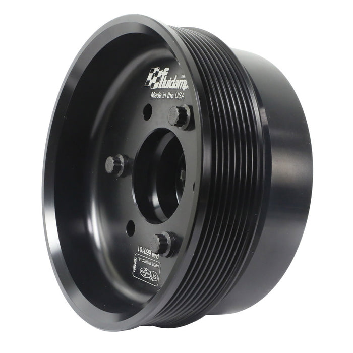Fluidampr Chevy LSX 6-1/4in Damper w/Single 8 Rib 6.57in Dia Pulley Steel Internally Balanced Damper