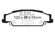 EBC 05-08 Pontiac Grand Prix 5.3 Ultimax2 Rear Brake Pads