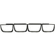 ANZO Taillight Bezels 2010-2013 Chevrolet Camaro Taillight Bezels - 4pc Flat Black