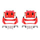 Power Stop 99-03 Ford F-150 Front Red Calipers w/Brackets - Pair