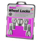 McGard Wheel Lock Bolt Set - 4pk. (Cone Seat) M12X1.25 / 19mm Hex / 29.1mm Shank Length - Chrome