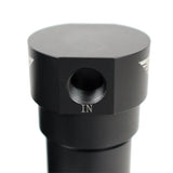 Universal Air 1/4" NPT Metal Bowl Water Trap – Compact Air Suspension Filter with Twist Drain