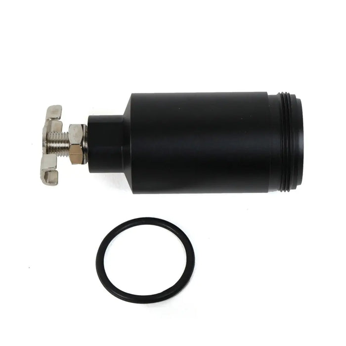 Universal Air 1/4" NPT Metal Bowl Water Trap – Compact Air Suspension Filter with Twist Drain