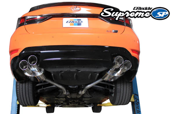 GReddy 2015+ Lexus GS-F Dual 63.5mm Supreme SP Axle-Back Exhaust w/ Quad Offset Tips