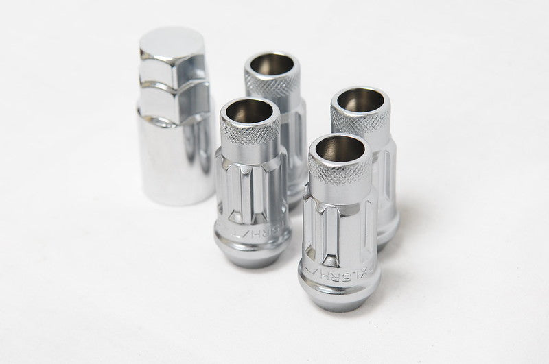 Wheel Mate Muteki SR48 Open End Locking Lug Nut Set of 4 - Black 12x1.50 48mm