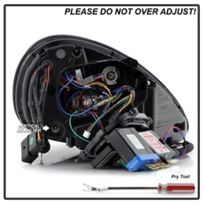 Spyder 11-14 Porsche Cayenne High-Power LED Headlights - Black (PRO-YD-PCAY11AP-BK)