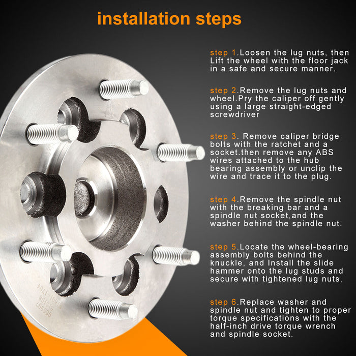 Centric Power Slot 04-08 Ford F150 Pickup 2WD Retaining Nut (1 Nut)