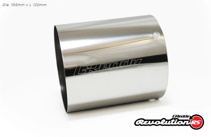 GReddy SS Tip (105mm Dia/150mm Length) for Universal 2.5in Revolution RS Muffler