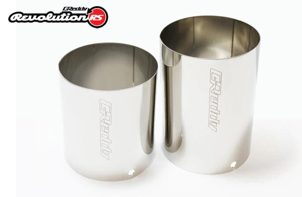 GReddy SS Tip (105mm Dia/150mm Length) for Universal 2.5in Revolution RS Muffler