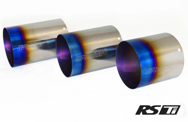 GReddy Burnt Titanium Tip 115mm Diameter 170mm Length (for Revolution RS / RS-TI / RS-Race)