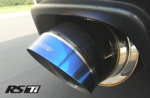 GReddy Burnt Titanium Turndown Tip 115mm Diameter 120mm Length (for Revolution RS / RS-TI / RS-Race)