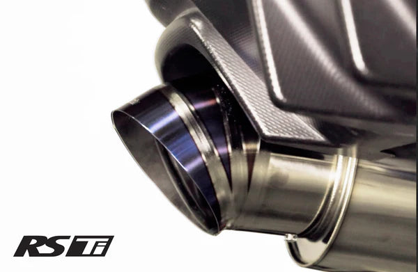 GReddy Burnt Titanium Turndown Tip 115mm Diameter 120mm Length (for Revolution RS / RS-TI / RS-Race)