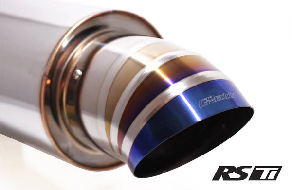 GReddy Burnt Titanium Turndown Tip 115mm Diameter 120mm Length (for Revolution RS / RS-TI / RS-Race)