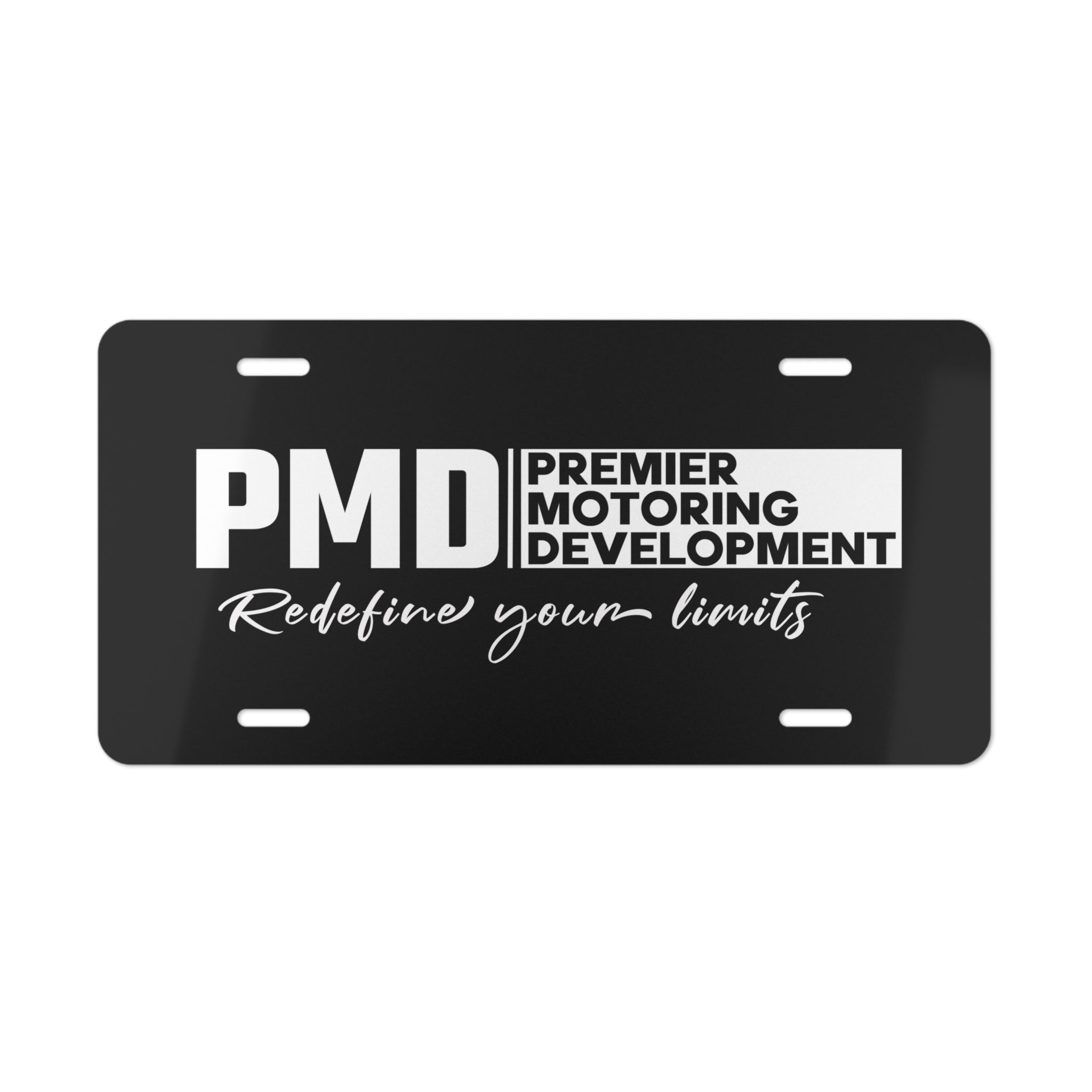 PMD: Premier Motoring Development Vanity License Plate