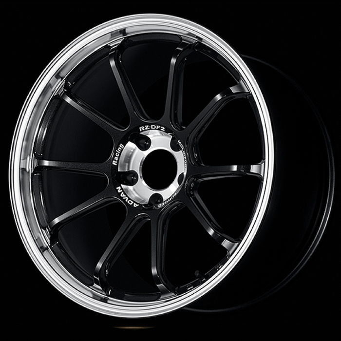 Advan RZ-DF2 20x10.5 / +24 Offset / 5x114.3 / 73mm Bore / Diamond Cut and Racing Titanium Black