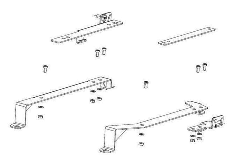 Recaro Speed V Driver Brackets (Sold Individually)