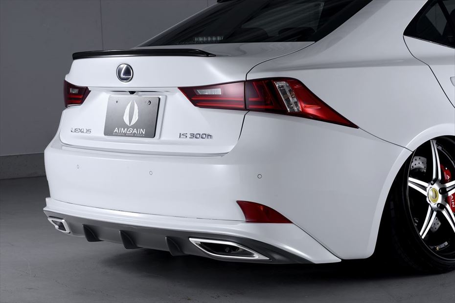 Aimgain Pure VIP Sport Lexus IS350 14-16 F-Sport Rear Diffuser Type 1