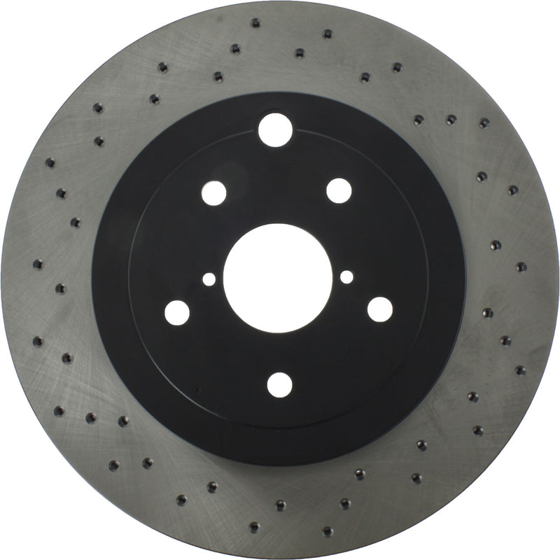 Centric 18-21 Subaru WRX STI Rear SportStop Drilled Premium Rotor