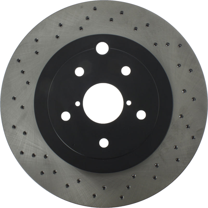 Centric 18-21 Subaru WRX STI Rear SportStop Drilled Premium Rotor