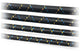 GReddy AN06 REUSABLE HOSE NYLON BRAIDED BLACK/GOLD/BLUE (PRICE PER FOOT)