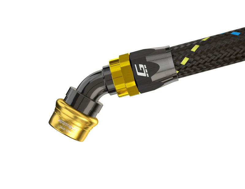 GReddy PRO/SPEC 45 Degree AN16Quick Release Hose End(s) Black/Gold
