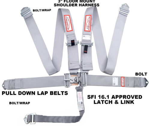 Sparco Belt Latch Link SFI Grey