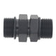 DeatschWerks 8AN ORB Male to 8AN ORB Male Swivel Adapter - Anodized Matte Black