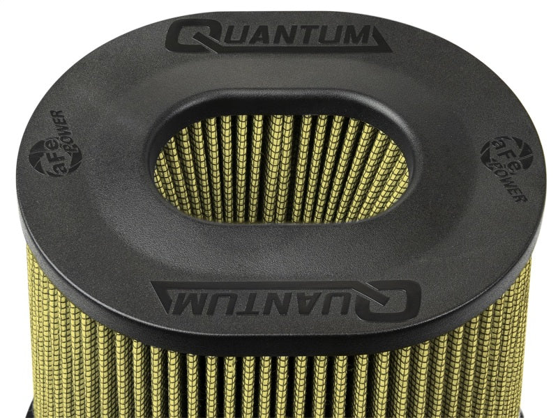 aFe Quantum Pro-Guard 7 Air Filter Inverted Top - 5in Flange x 9in Height - Oiled PG7